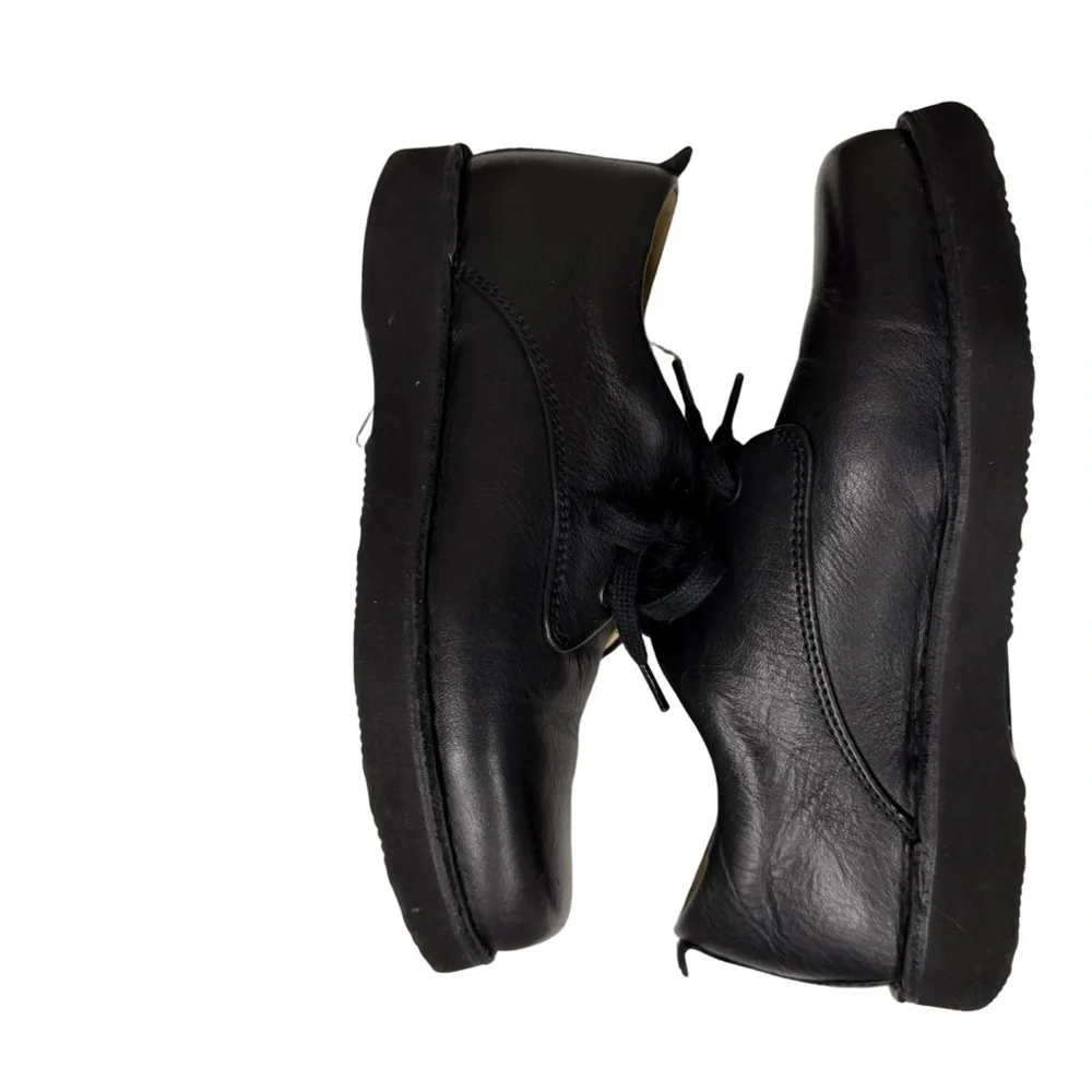 SAMUEL HUBBARD Men's free Oxford Shoes Black Leather Size 7 / EU 40